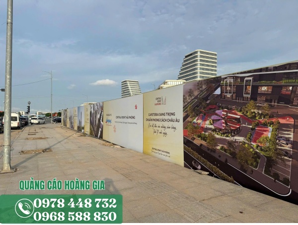 biển quảng cáo hàng rào dự án