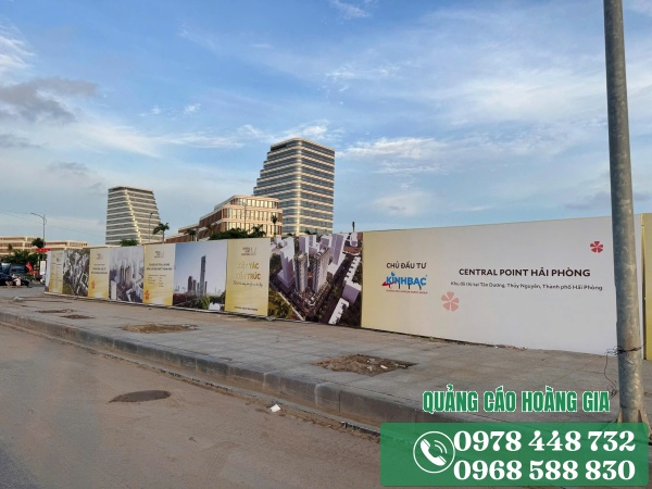 biển quảng cáo hàng rào dự án