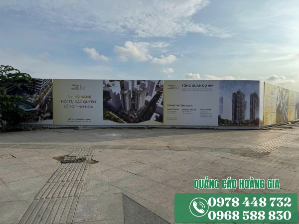 biển hoarding dự án