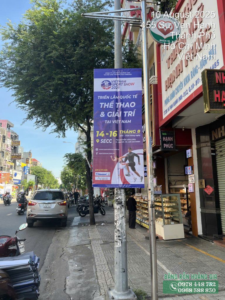 Thao tac thi cong bang ron trien lam chuyen nghiep tai gian hang