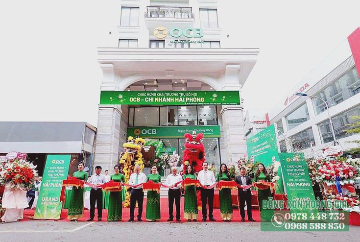 Thi công khai trương ngân hàng chuyên nghiệp
