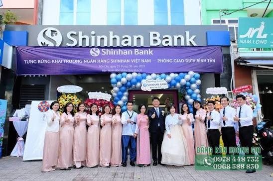 Thi công khai trương ngân hàng chuyên nghiệp