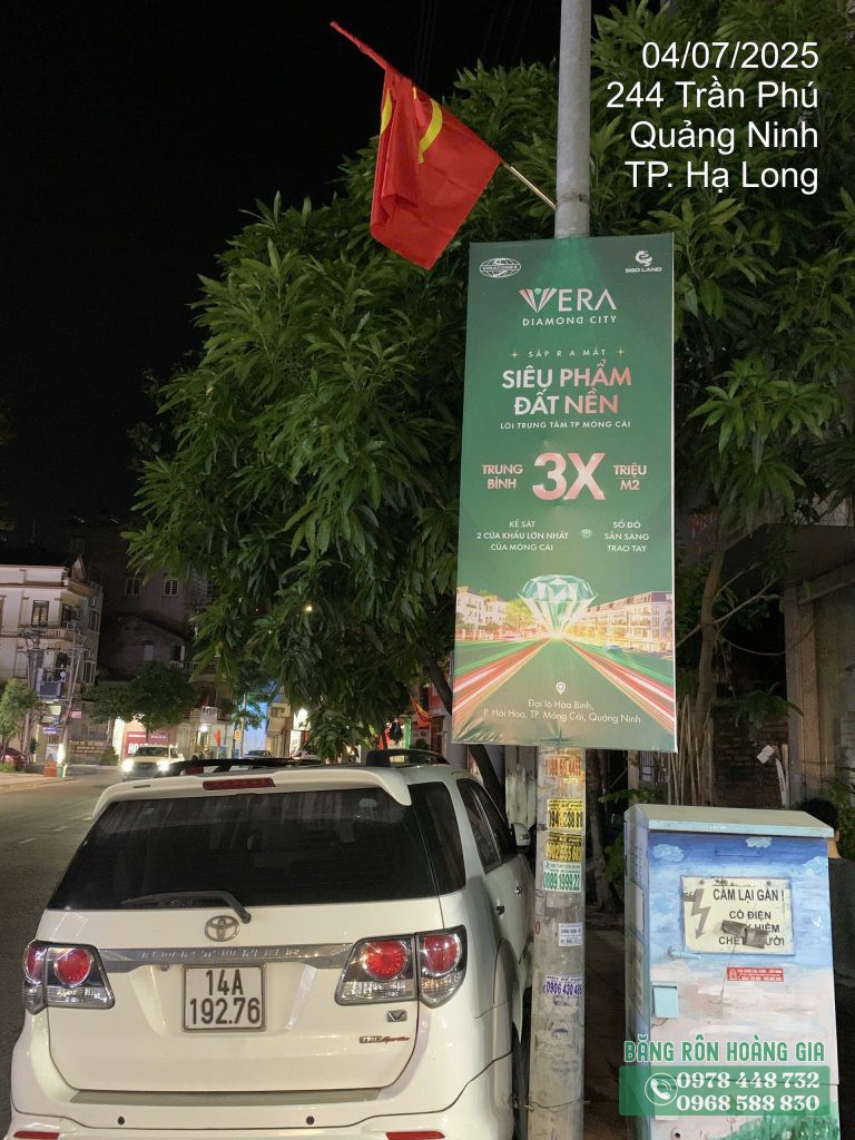 Phướn ra mắt dự án căn hộ tại Quảng Ninh