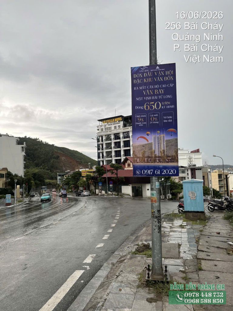 Phướn ra mắt dự án căn hộ tại Quảng Ninh