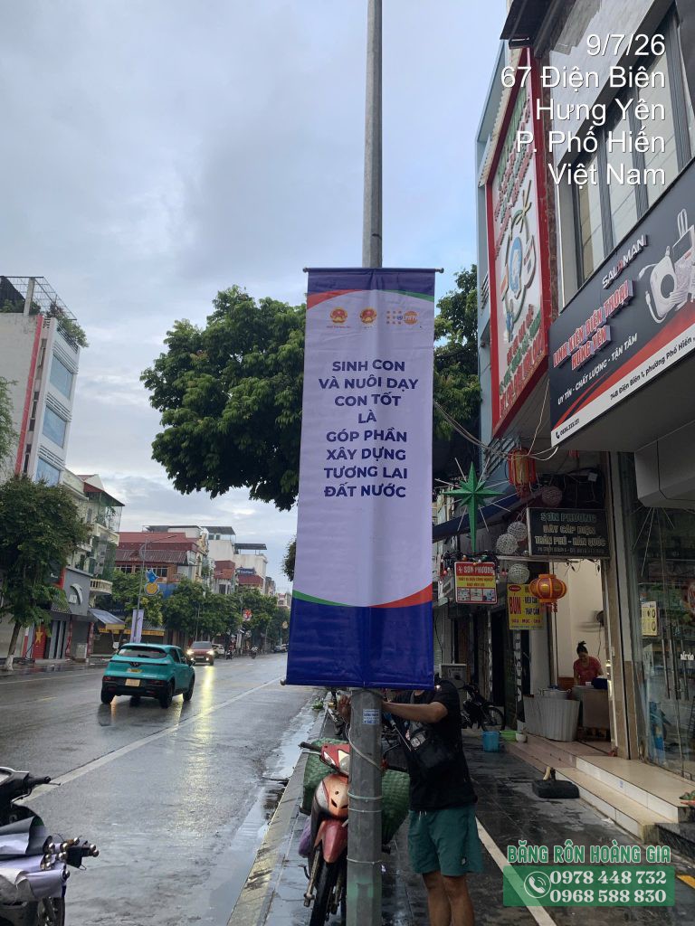 dịch vụ treo phướn Hưng Yên chất lượng cao
