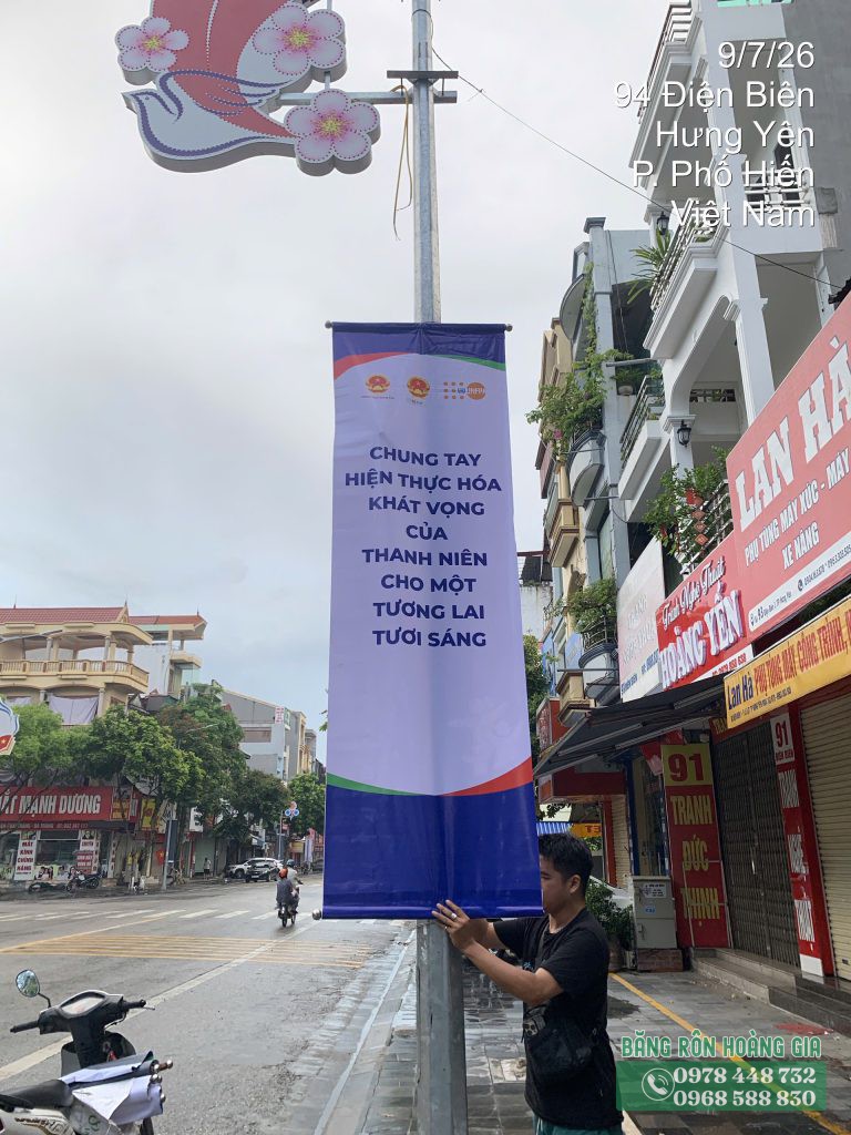 dịch vụ treo phướn Hưng Yên chất lượng cao