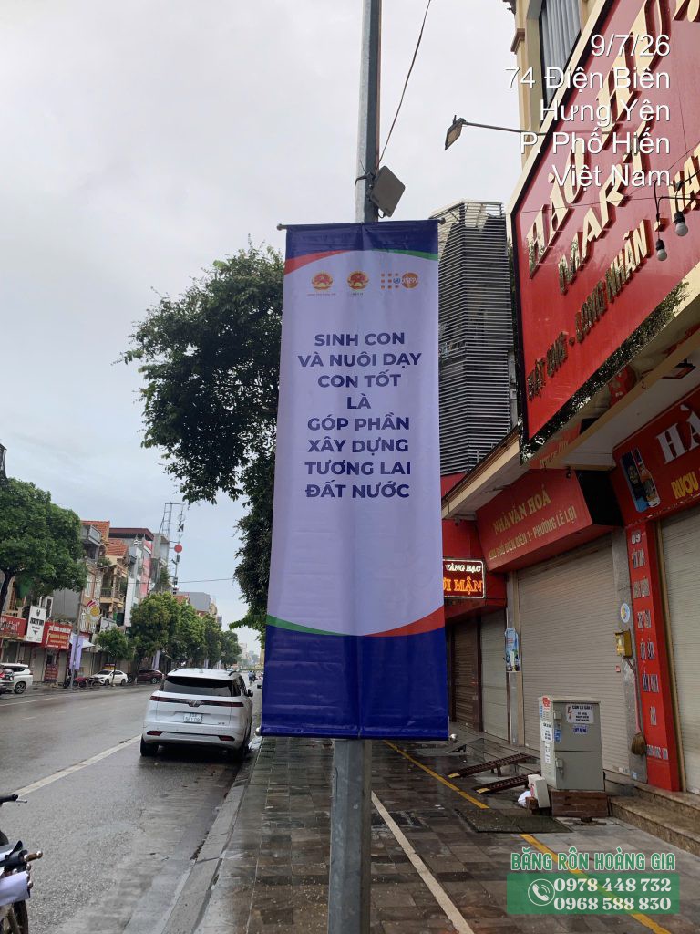 dịch vụ treo phướn Hưng Yên chất lượng cao