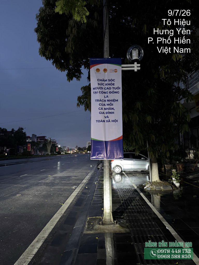 dịch vụ treo phướn Hưng Yên chất lượng cao