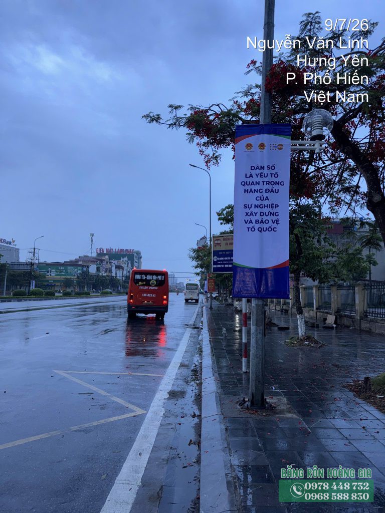 dịch vụ treo phướn Hưng Yên chất lượng cao
