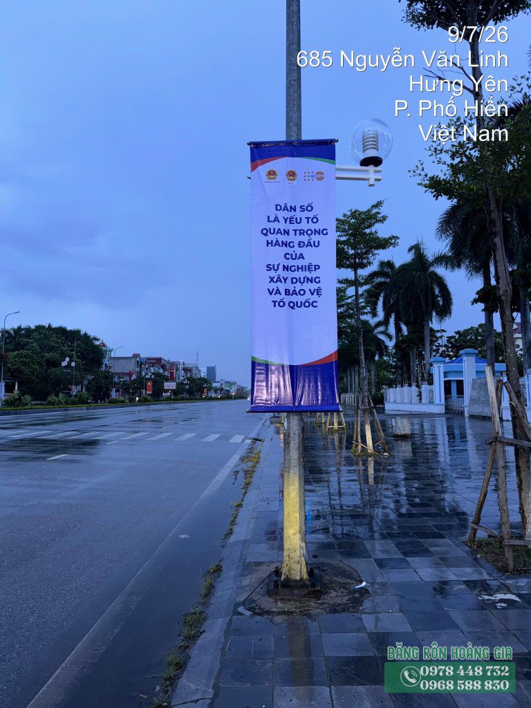 dịch vụ treo phướn Hưng Yên chất lượng cao