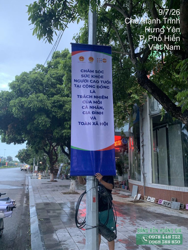 dịch vụ treo phướn Hưng Yên chất lượng cao