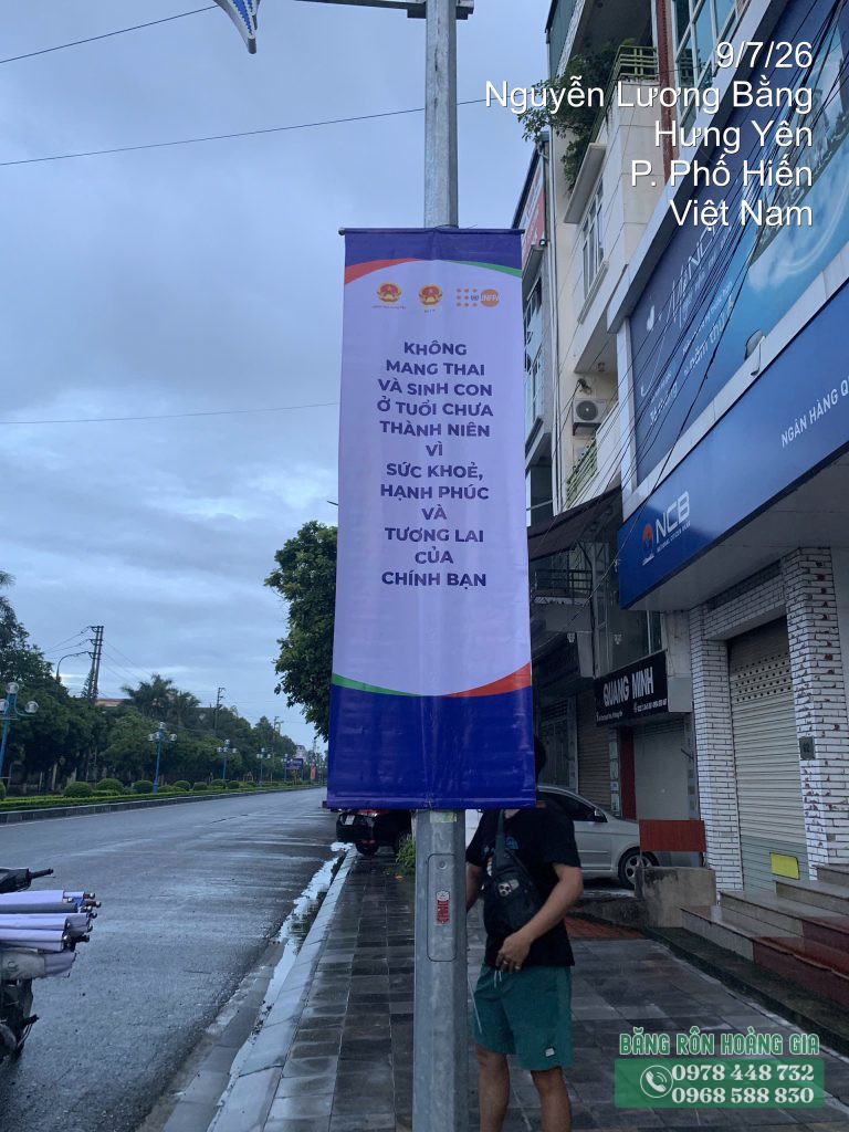 dịch vụ treo phướn Hưng Yên chất lượng cao