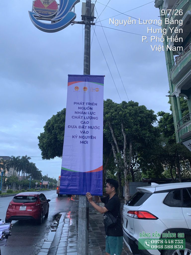 dịch vụ treo phướn Hưng Yên chất lượng cao