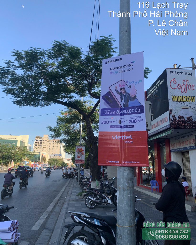 Dự án treo phướn Hải Phòng thực tế
