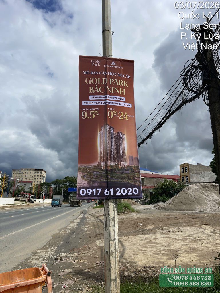 Dự án treo phướn Lạng Sơn thực tế