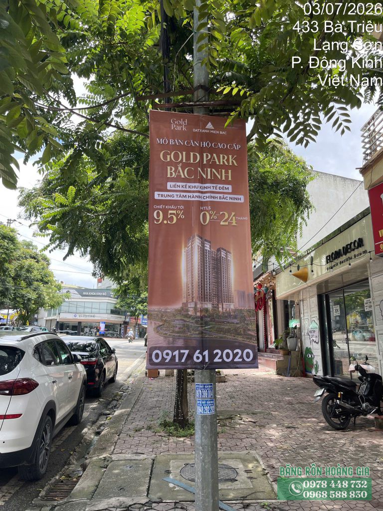 Dự án treo phướn Lạng Sơn thực tế
