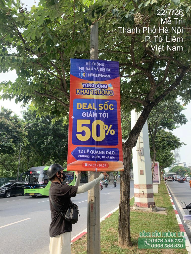 treo băng rôn Hà Nội