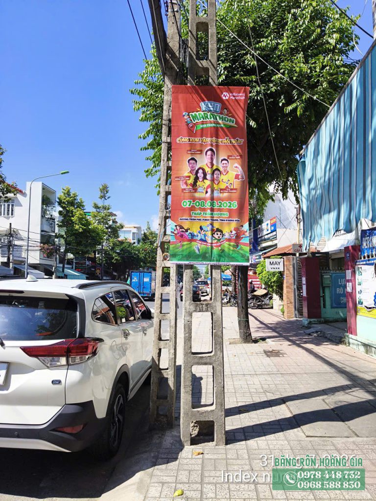 treo phướn Nha Trang đường Lê Hồng Phong
