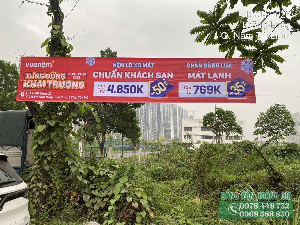 treo phướn vua nệm 