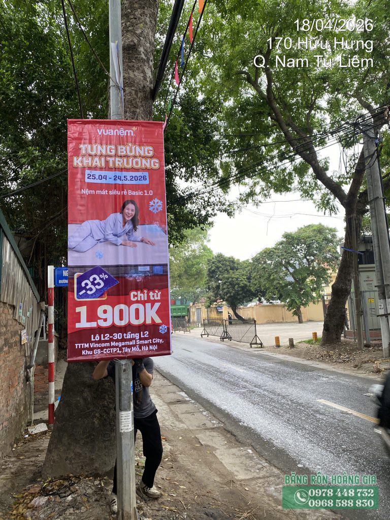 treo phướn vua nệm 