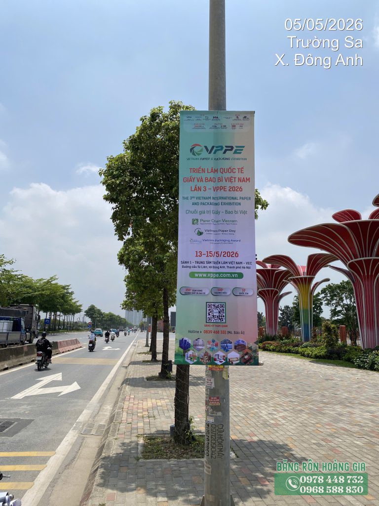 treo phướn triển lãm 