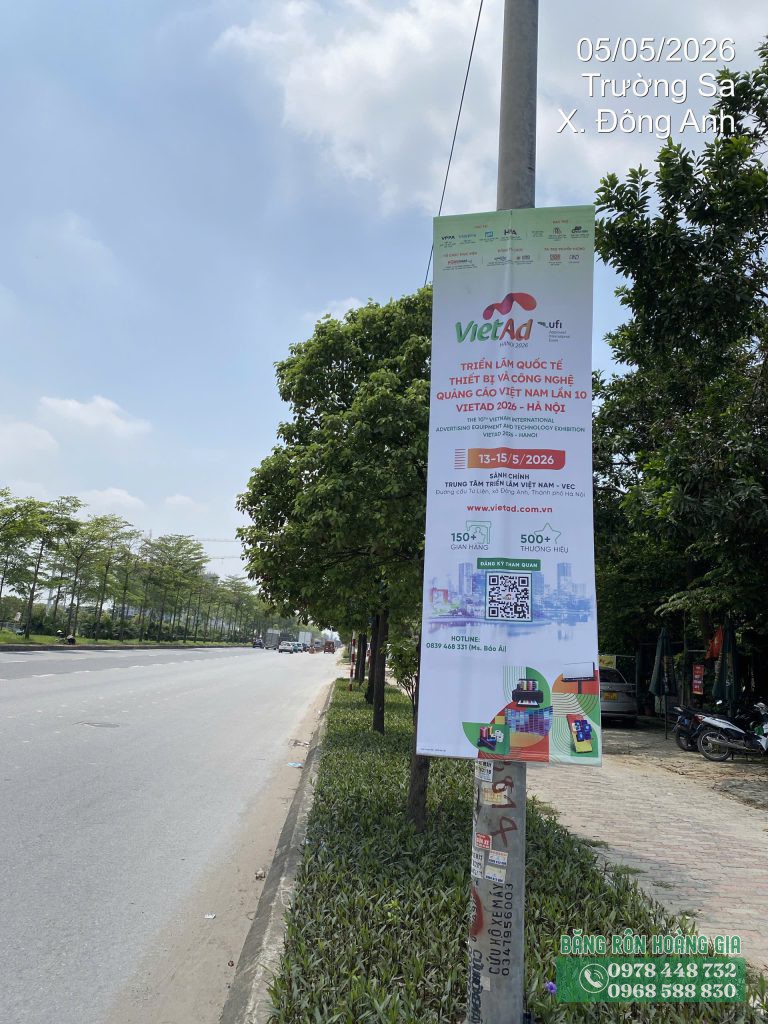treo phướn triển lãm 