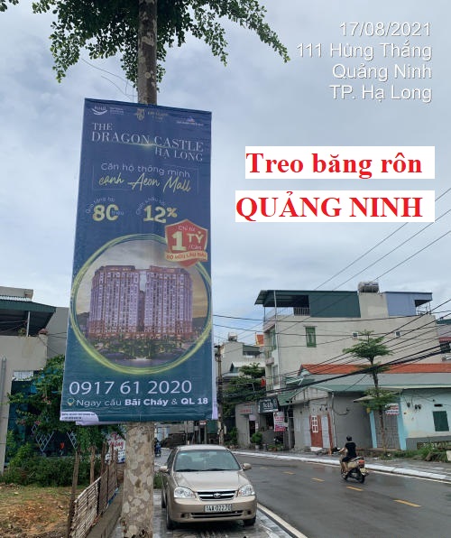 Treo băng rôn tại Quảng Ninh