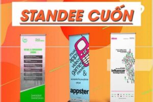 Standee Chân Cuốn Giá Rẻ, Chất Lượng Cao, Nơi Bán Uy Tín