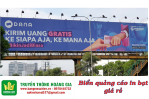 Tìm hiểu các mẫu biển quảng cáo in bạt đẹp và giá biển quảng cáo in bạt