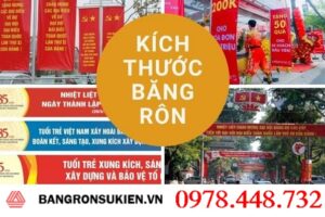 Kích thước băng rôn các loại chuẩn nhất hiện nay
