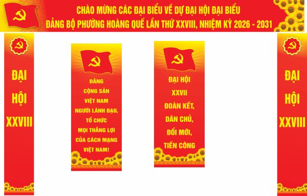 băng rôn đại hội
