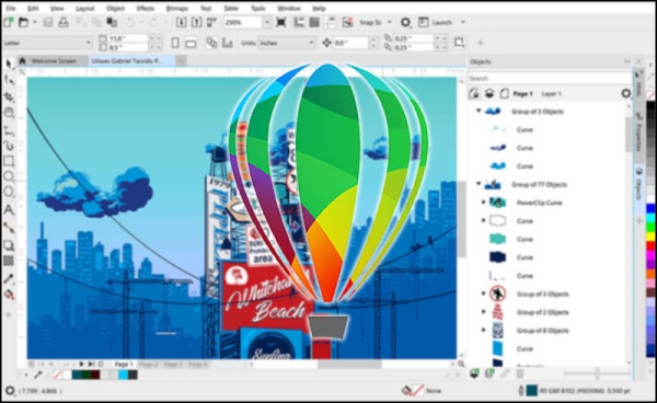 phần mềm corel