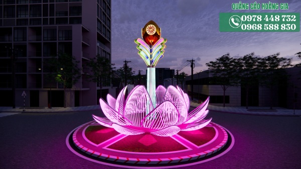 Treo led hộp trang trí đường phố