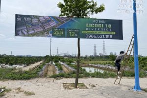 Phướn Bất Động Sản Tại Hải Phòng – Hình Ảnh Thi Công Thực Tế Nhiều Dự Án Lớn