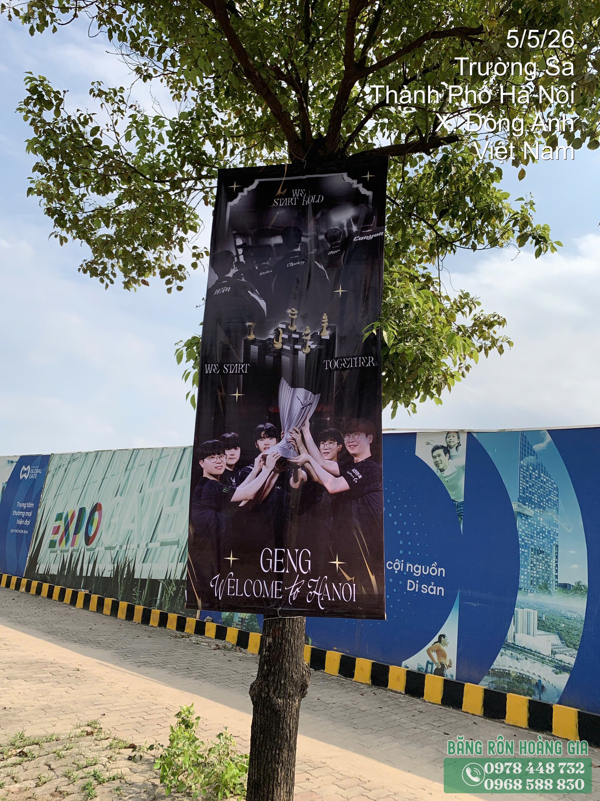 Dự Án Treo Banner Đội Tuyển Gen.G Tại Hà Nội