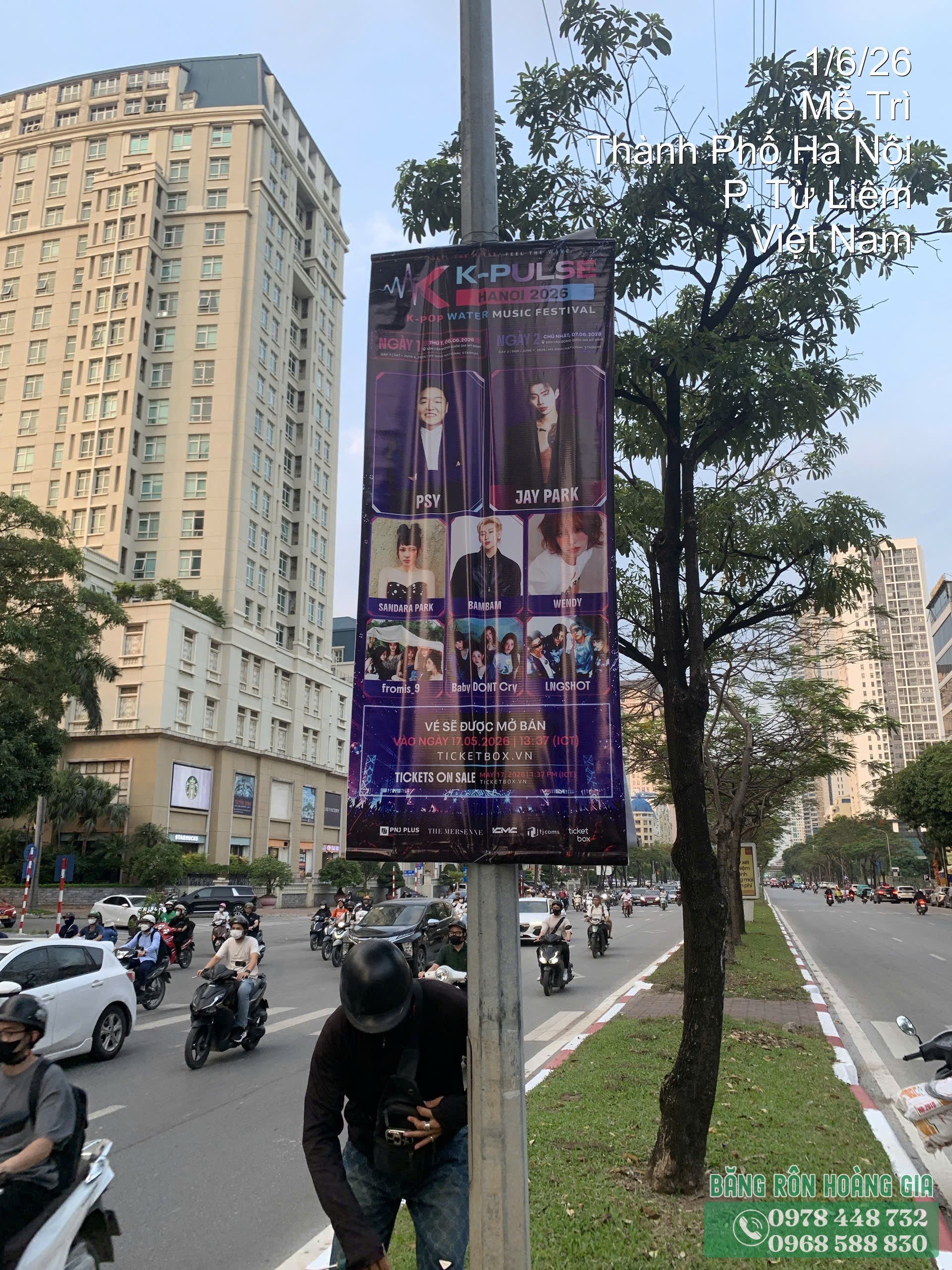 Thi Công Banner Quảng Bá Concert K-PULSE Hanoi 2026 Tại Hà Nội